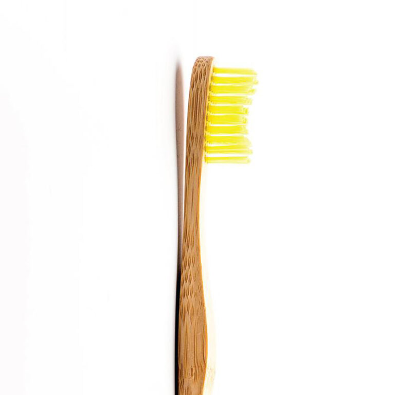 Tandborste av bambu. gul - Bild 3