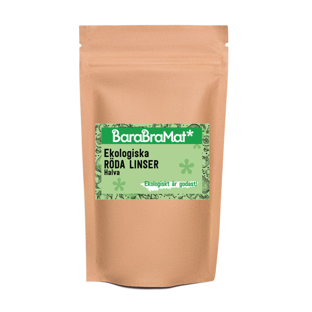 Röda linser halva EKO - BaraBraMat