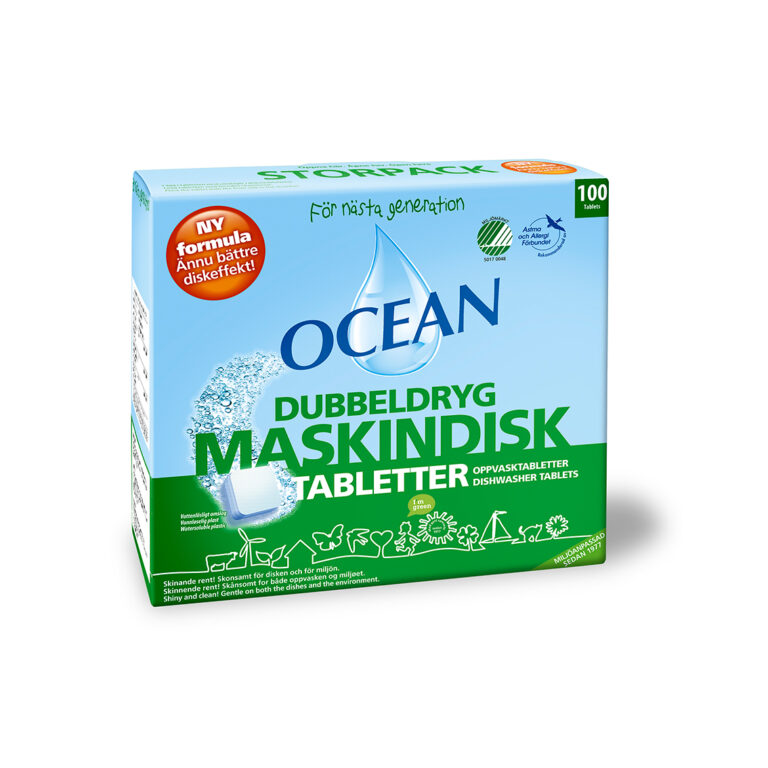 Maskindisktabletter ocean100 st