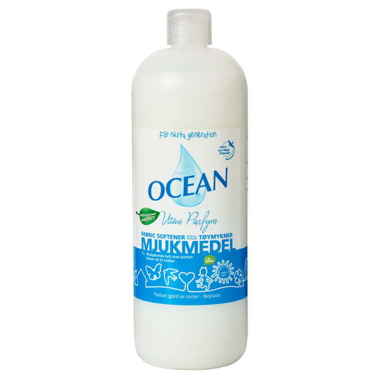 Mjukmedel oparfymerat ocean 1 l