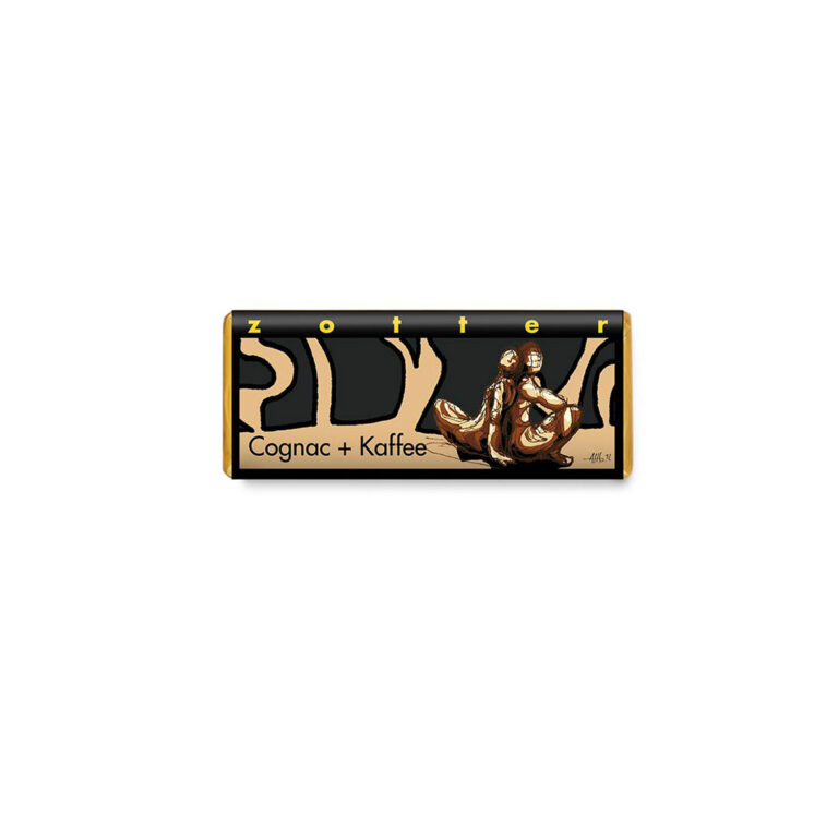 Cognac kaffe zotter EKO 70g