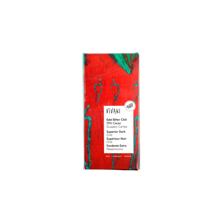 Vivani mörk chili EKO 100g