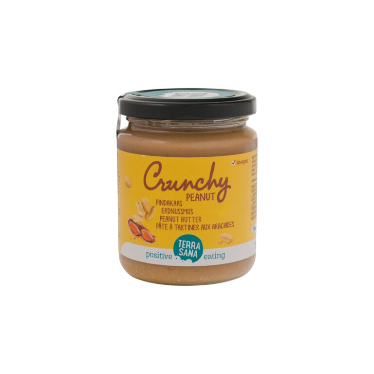 Jordnötsmör crunchy utan salt EKO 250 g