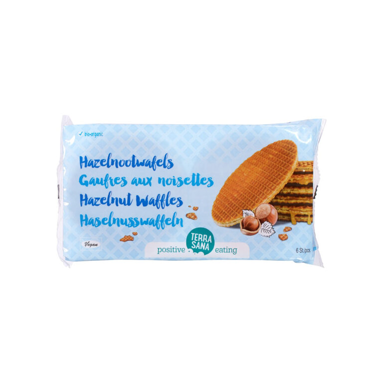 Honungsvåfflor hassel EKO175 g