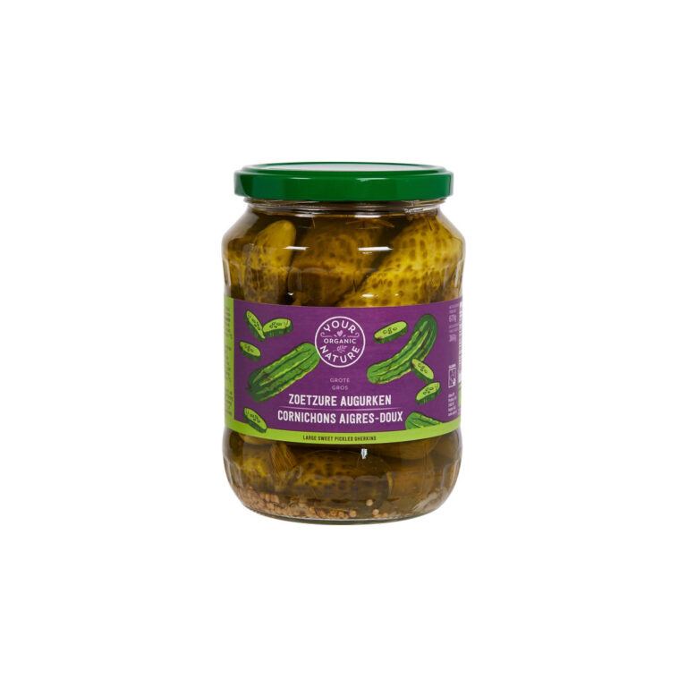 Picklade gurkor söta EKO 670 g