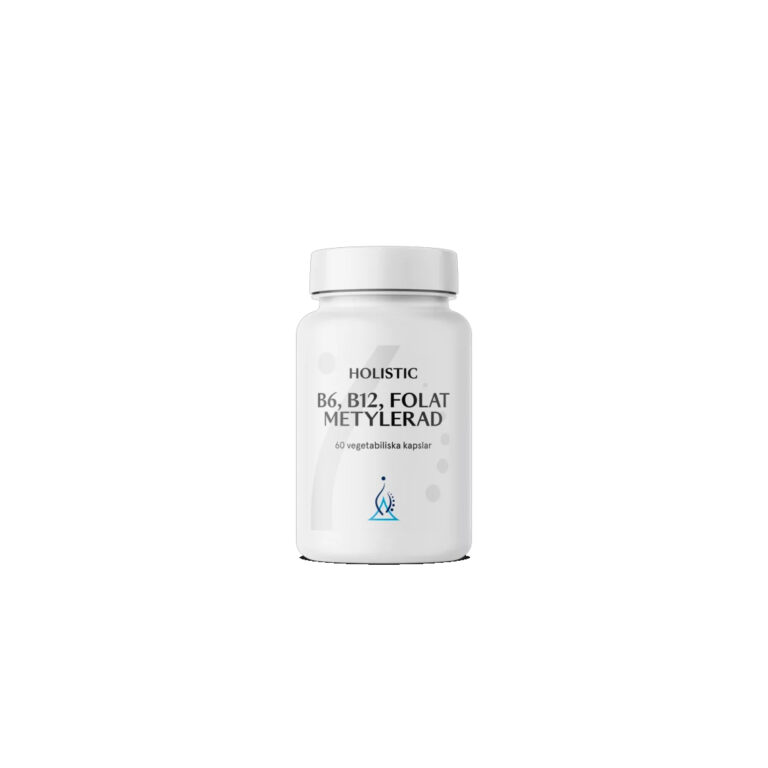 Vitamin b6,b12 folat metylerad 60 kapslar