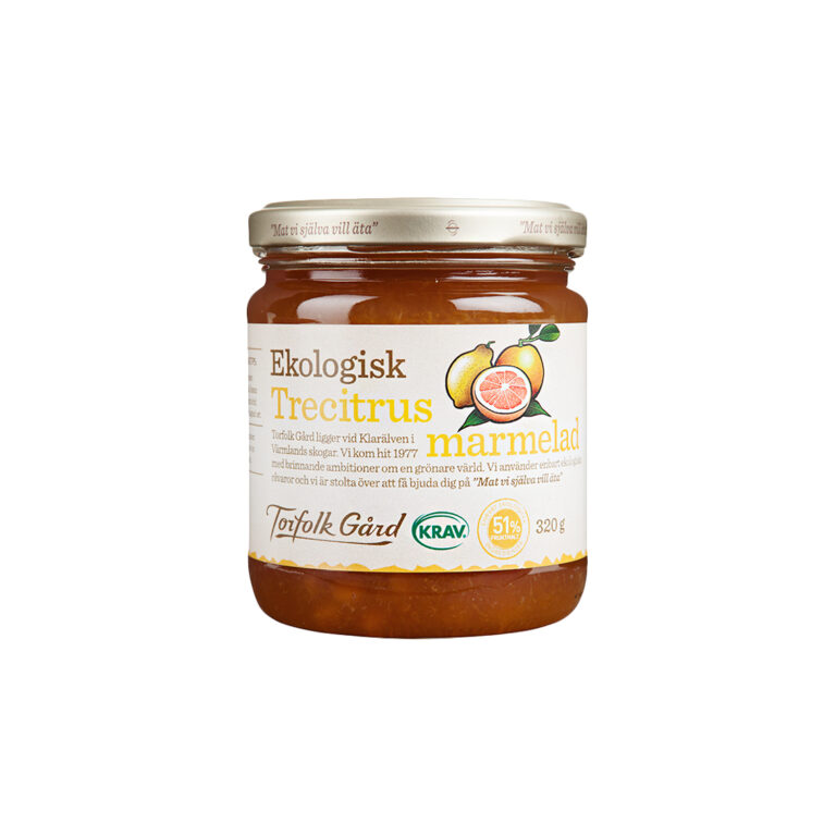 Trecitrusmarmelad EKO 320g