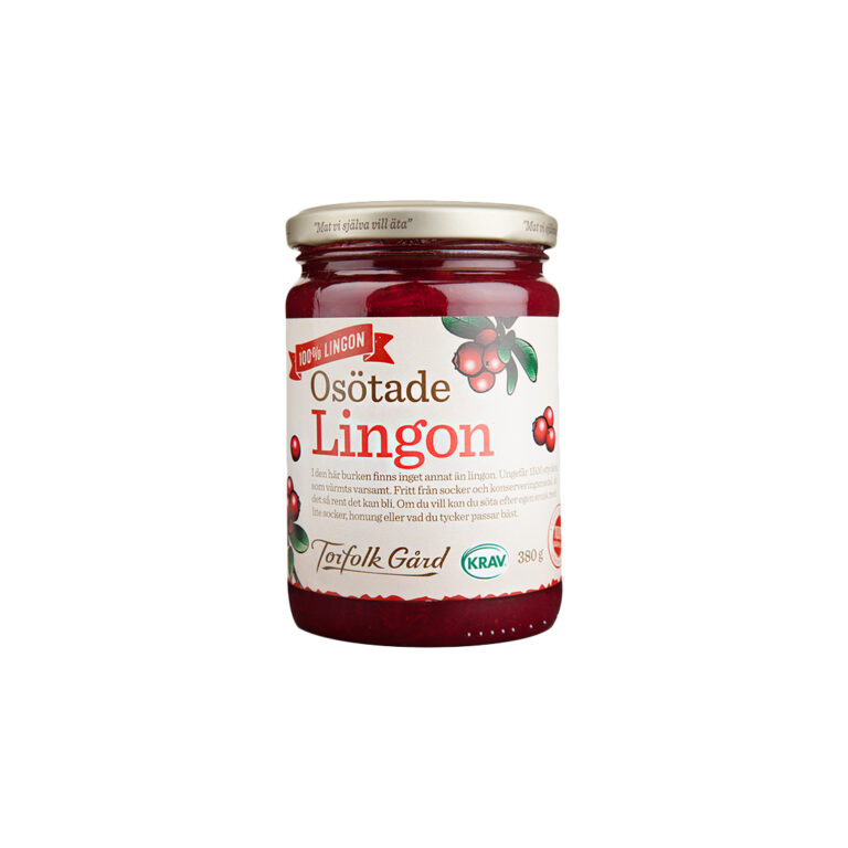 Osötade lingon EKO 380 g