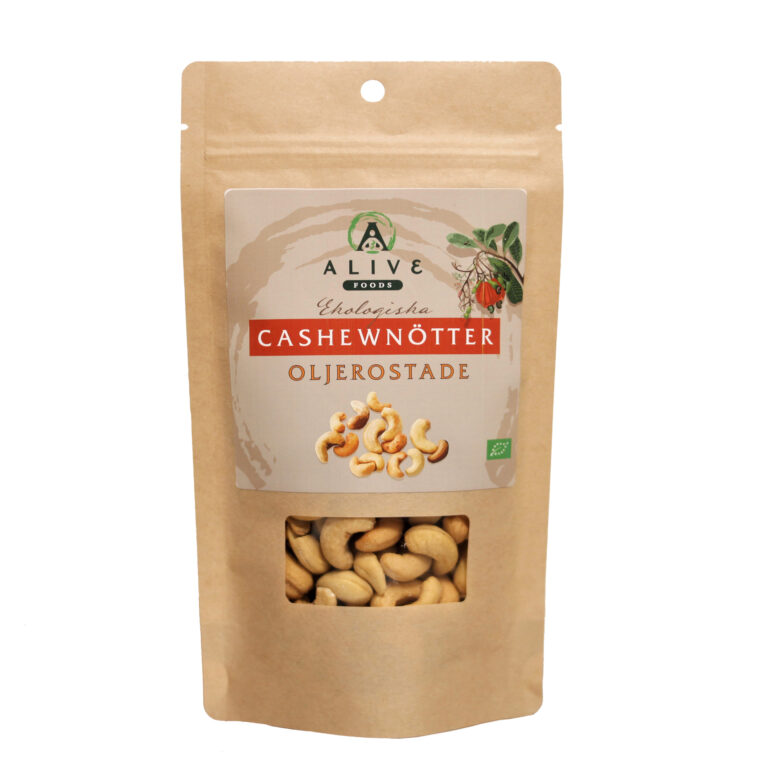 Cashew oljerostad o saltad200 g EKO