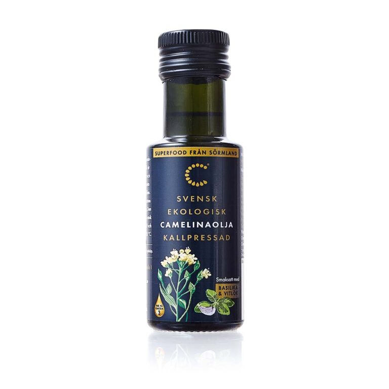 Camelinaolja basilika & vitlök EKO 100 ml