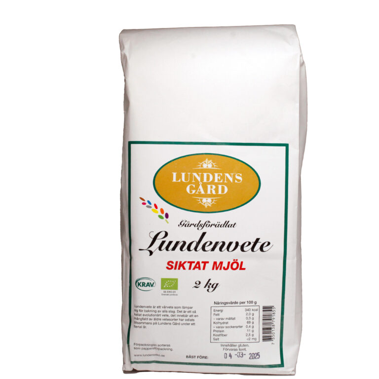 Lundenvete siktat 2 kg KRAV