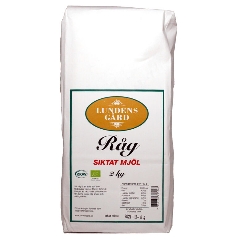 Råg siktat 2 kg KRAV