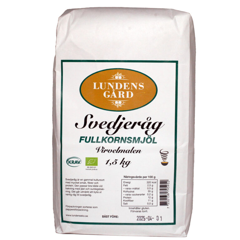 Svedjeråg virvelmald 1,5 kg KRAV