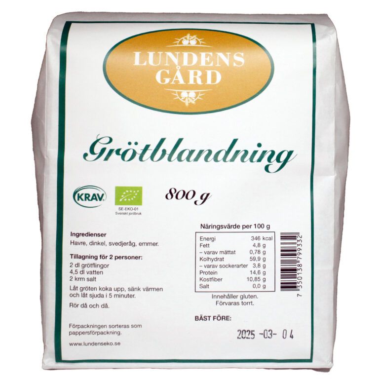 Grötblandning 800 g KRAV
