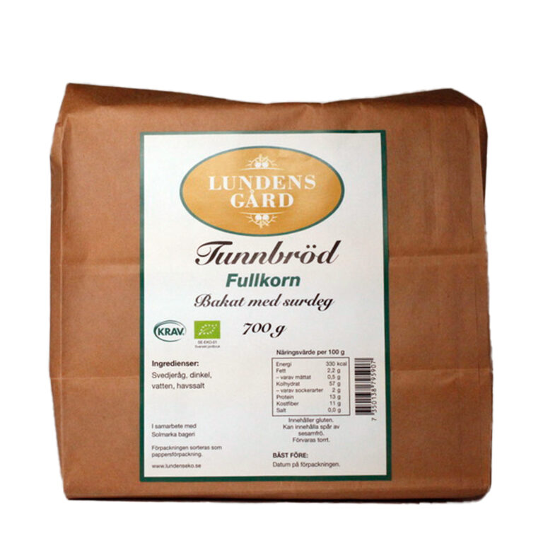 Tunnbröd surdeg 700 g KRAV
